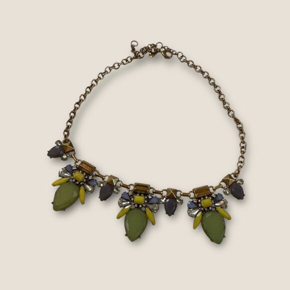 J.Crew Jewelry Lot 10 Pieces Swarovski Rhinestone Statement Necklaces Earrings & - Picture 16 of 16